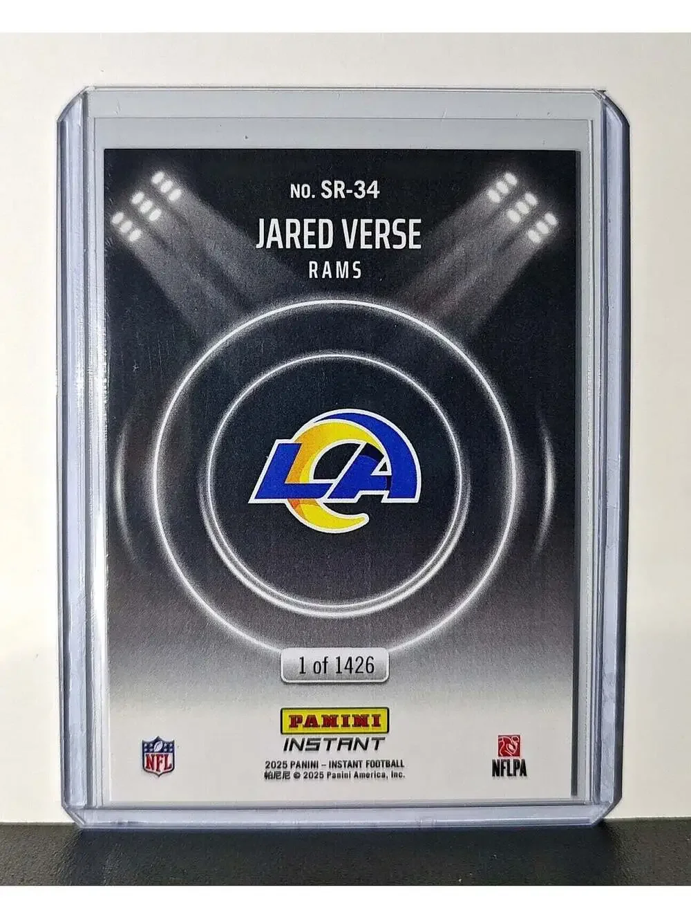 Jared Verse Rookie 2024 Panini Spotlight Rookies NFL #34 Card Rams 1 of 1426
